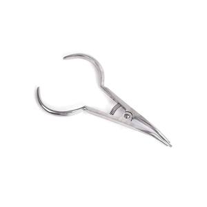 Pinces manuelles en acier pour la pose d'élastiques dentaires, instruments chirurgicaux orthodontiques, type ciseaux, par Grip Surgical - Product Image 5