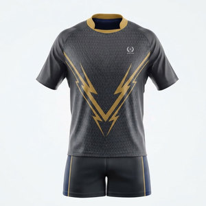 Uniforme de Rugby para Hombre Fresh Now, Diseño Personalizado, Transpirable, de Secado Rápido, Ropa Deportiva de Poliéster, Jersey de Manga Corta, Rendimiento Óptimo - Product Image 1