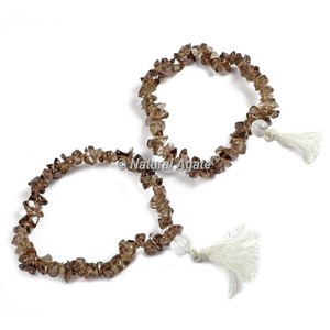 Bracelet de yoga en éclats de pierre de soleil naturelle de haute qualité pour la guérison - Product Image 5