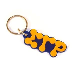 Sigma Gamma Rho Bubble Letter Keychain Sorority Greek Letter Key Ring Stylish Women <b>Bag</b> <b>Charm</b> Decorative Key Holder Accessories - Product Image 1