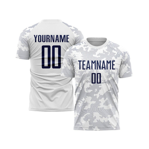 เสื้อฟุตบอลสโมสร เสื้อกีฬาแบบกำหนดเอง เสื้อฟุตบอลน้ำหนักเบา ระบายอากาศได้ดี แห้งเร็ว ชุดทีมสำหรับฝึกซ้อม การแข่งขัน และการแข่งขันทัวร์นาเมนต์ - Product Image 1