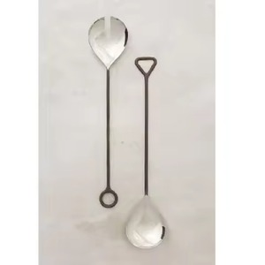 Ensemble de couverts en métal de qualité supérieure avec manche en laiton, élégant ensemble de couverts en acier inoxydable, cuillère, fourchette, couteau, vaisselle de table pour la maison - Product Image 6
