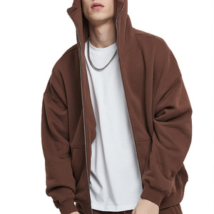 Nouvelle Arrivée – Sweat à Capuche Zippé Masqué Tendance pour Homme 2026 – Coton Lourd Décontracté Grande Taille pour Hommes - Product Image 3