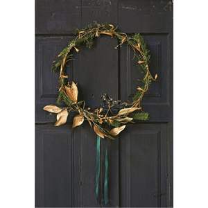 Guirlande murale de luxe en métal doré en forme de feuille de Ginkgo, ornement suspendu moderne en fer forgé, guirlande florale pour mariage, fête, maison, hôtel - Product Image 5