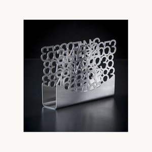 New Arrival Stylish Metal Napkin Holder Customized Iron Tissue Stand Modern Dining <b>Table</b> Kitchen Restaurant Home Decor - Product Image 2