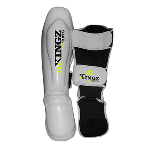 Mejor Precio en Espinilleras Profesionales de Cuero para Adultos - Equipo de Protección Deportiva para Boxeo y Artes Marciales - Product Image 2