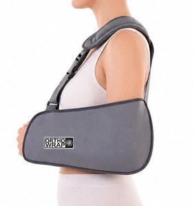 Ortesis Ortopédica Ajustable y Plegable, Soporte de Brazo Suave para Fracturas, Reutilizable, Transpirable, con Cierre de Hebilla, Color Gris - Product Image 3