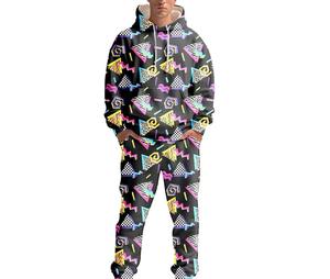 Custom Contrast Panels <b>Colour</b> <b>Block</b> Breathable Lightweight Nylon Windbreaker Full-Length Sets for Men Autumn - Product Image 5