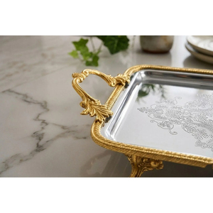 Latest Collection Of Metal <b>Chocolate</b> Tray For Ramadan Premium Quality Luxury <b>Chocolate</b> Platter Top Selling <b>Fancy</b> <b>Chocolate</b> Tray - Product Image 4