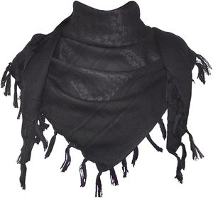 Fawn International Shemagh Scarf Middle Eastern Desert Hood <b>Bandana</b> Keffiyeh 100% Cotton 43" X 43" Lightweight Outdoor Use <b>Men's</b> - Product Image 3