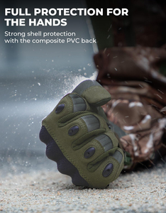 <b>Paintball</b> Gloves Tactical Anti-Slip Knuckle Protection Breathable Impact Resistant Outdoor Gloves OEM Supply - Product Image 2