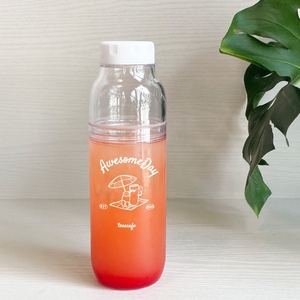 Crystal Clear 3 Tier <b>Water</b> Bottle 500ml Cute Juice Drinkware And Milk <b>Container</b> Crafted From Durable Ecozen Material - Product Image 5