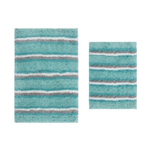 Tapis de bain rose 100% coton de qualité supérieure, doux, fabriqué à la machine, motif uni, lavable, écologique, 50x80, design classique pour la maison - Product Image 1