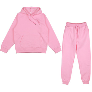 Conjunto de Sudadera con Capucha Morada y Pantalones Deportivos, Chándal Informal de Color Sólido, Manga Larga, Cintura con Cordón, Ropa de Otoño para Adultos - Product Image 2