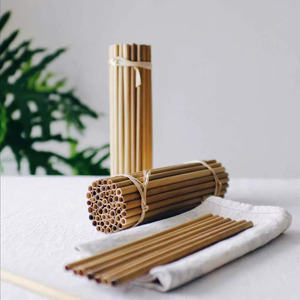Pailles à boire en roseau naturel, pailles écologiques biodégradables pour restaurants, cafés, fêtes et traiteurs - Product Image 4