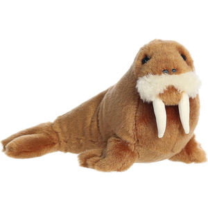 V577 Nuevo Diseño Creativo Adorable Peluche de Animales de 10 Pulgadas, Peluche de Morsa Marrón para Relajación, Decoración del Hogar, Regalos para Niños - Product Image 2