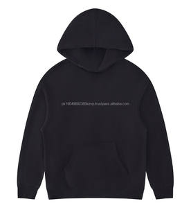 Sudadera con Capucha Personalizada 100% Algodón, Talla XL, Diseño con Cremallera y Logotipo en Relieve, Sudadera de Invierno, Tejido de Rizo, Bordada con Cuentas, Color Sólido - Product Image 4