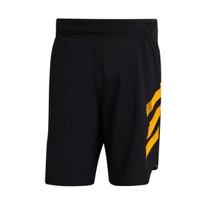 Shorts d'entraînement longs et légers pour hommes, formels, unis, séchage rapide, imperméables, respirants, anti-plis, en toile 100 % coton, élastiques - Product Image 1
