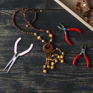 4.5 Inch Needle Nose Small Jewelry Pliers Stainless Steel Comfort Grip Handles <b>Precision</b> <b>Tool</b> Wire Wrapping Crafts Jewelry - Product Image 3