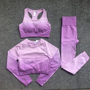 Ensemble de yoga noir 4 pièces : Crop top, short, leggings, soutien-gorge de sport sans couture, taille haute, dos nageur, séchage rapide, respirant, en Spandex et Polyester - Product Image 4