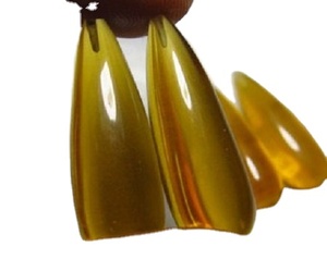 คุณภาพชั้นสูงมีค่าวันเกิดเดือนพฤศจิกายน 100% รูปทรงแฟนซีธรรมชาติพลอยซิทรินตัดพลอยสําหรับเครื่องประดับทําโดยใช้ OEM - Product Image 3