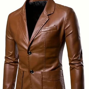 Custom Vintage Leather <b>Jacket</b> for Men Genuine Leather Motorcycle <b>Biker</b> <b>Jacket</b> Wholesale OEM ODM Manufacturing Factory - Product Image 1