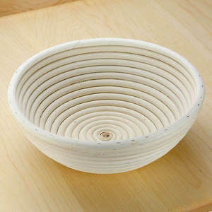 Cesta de fermentación para pan de masa madre, Banneton, cesta redonda de ratán con forro de tela para levantar y fermentar masa, para hornear pan - Product Image 2