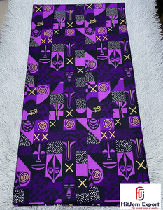 Tissu en coton imprimé africain et Ankara 100 % premium pour la confection de robes, la couture, le quilting et les projets d'artisanat - Product Image 5