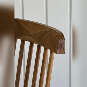 Silla de Comedor Moderna, Duradera y Minimalista, Hecha a Mano en Madera de Nogal Sólido, sin Brazos, para Restaurantes y Hostelería - Product Image 4