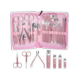Luxury Case Manicure Pedicure DIY Tools <b>Kit</b> Stainless Steel <b>Nail</b> Clipper Set Cuticle Grooming <b>Kit</b> - Product Image 1