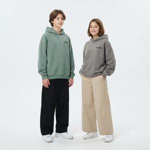 Sudadera de Invierno para Hombre, con Cierre de Cremallera, Bolsillos, 100% Algodón Orgánico, Secado Rápido, Transpirable, Estilo Urbano, Color Único, Calidad Premium - Product Image 2