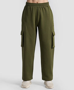 กางเกงวอร์มผู้ชายแบบมีเชือกผูกเอว ผ้าฝ้าย 100% ทรงปกติ สวมใส่สบาย ระบายอากาศได้ดี คุณภาพสูง สำหรับฤดูใบไม้ร่วง - Product Image 1