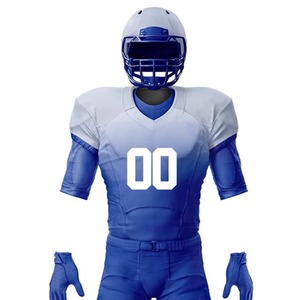 Uniforme de Fútbol Americano Sublimado Personalizado de Alta Calidad, Conjunto de Jersey y Pantalones, Absorbe la Humedad, Ropa Deportiva Resistente para Equipos - Product Image 4