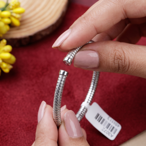 Wholesale High Quality 925 Solid Sterling <b>Silver</b> Bracelet Handmade Unisex Jewelry for Anniversary Gift Trendy Manufactured India - Product Image 6