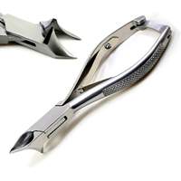 Coupe-ongles professionnel en forme de lune pour pédicure, coupe-ongles épais, pince à ongles