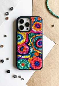 เคสโทรศัพท์มือถือลายผลไม้เขตร้อนทำมือ ประดับด้วยลูกปัดรูปแก้วมังกร กีวี แตงโม  วัสดุ TPU ใส ป้องกันด้านหลัง - Product Image 5
