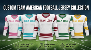 Custom American Football Jersey Wholesale Camo Print American Flag Patch V Neck Team Uniform <b>Athletic</b> Wear Regular Fit - Product Image 4