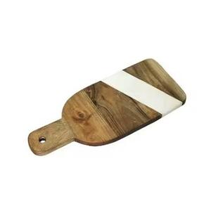 Tabla de cortar de madera con mango, forma rectangular, diseño a rayas, para uso en la cocina, utensilios de cocina, regalo, decoración del hogar, artículos de cocina - Product Image 2