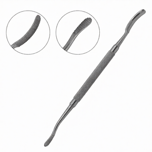 Lima dental para hueso # 10 Instrumentos Quirúrgicos Ortopédicos de Doble Extremo Curvos y Rectos de 7 Pulgadas para Modelar Huesos, de Acero Inoxidable - Product Image 1