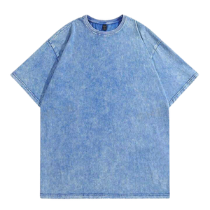 Tie Dye camiseta Colortone Tie Dye camiseta azul manga corta Tie & Dye camiseta - Product Image 1