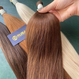 Extensiones de Cabello Virgen Vietnamita Rusa, Cabello Humano Liso y Sedoso, Mechones Suaves, Trama Única, Colores Disponibles - Product Image 4