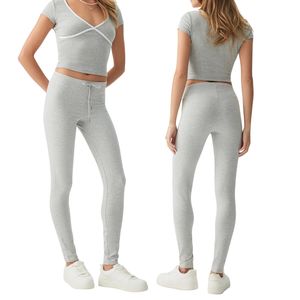 กางเกงเลกกิ้งโยคะเอวสูงไร้ตะเข็บสำหรับผู้หญิงไซส์ใหญ่ขายส่งแบบกำหนดเอง ขายดีที่สุด กระชับสะโพก ทรงเต็มตัว เหมาะสำหรับออกกำลังกายและวิ่ง - Product Image 5