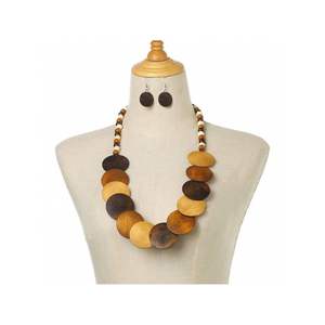 Luxury Eco-Friendly Wooden <b>Cross</b> Pendant <b>Necklace</b> <b>for</b> <b>Women</b> Premium Beading Supplies Jewelry - Product Image 5