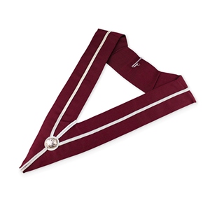 Classic steward <b>collar</b> made with quality fabric and detailed embroidery, designed for masonic lodge officers and ceremonial use - Product Image 3