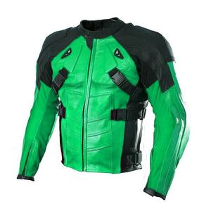 Black-Red Racing Moto-Jacket Transpirable de secado rápido Chaqueta de motocicleta de cuero genuino Color personalizado Protector Bikers Riding - Product Image 3