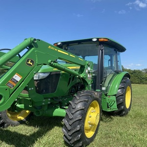Tracteur utilitaire John Deere 5075E Turbo Diesel 4x4 avec assistance aux roues avant, moteur 75 CV, pompe, boîte de vitesses, roulement d'entraînement - Product Image 4