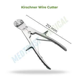 Cortador de Alambres de Kirschner de 18 cm, Instrumento Veterinario Ortopédico para Cortar Clavículas Óseas, Uso Médico Quirúrgico - Product Image 2