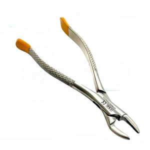 Forceps dentaires à dents crantées pour extraction # 150, pour incisives maxillaires, canines, prémolaires et racines, manche en or de qualité supérieure - Product Image 5