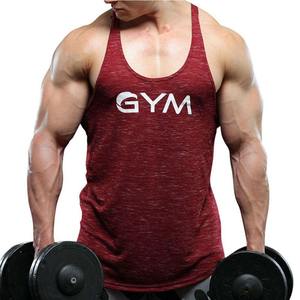 Camiseta Deportiva Personalizada Lisa para Hombre, Camiseta sin Mangas de Algodón, Camiseta de Tirantes - Product Image 5
