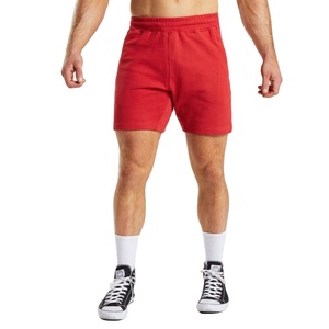 Customized Men's High Mid Waist Fleece Shorts Super Soft Cotton Canvas Knitted <b>Drawstring</b> Closure Multi-Color Options Printed - Product Image 1